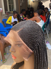 Load image into Gallery viewer, Cornrow Braid Wig - Full Lace Side Part - Candy