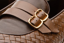 Load image into Gallery viewer, The Vatra Tan Woven Double Monk Strap Men Shoe