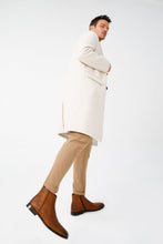 Load image into Gallery viewer, The Wellington Tan Handwoven Leather Men Boot with a Zipper Final Sale!