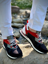 Load image into Gallery viewer, The Tyler Black Leather Men Sneaker Final Sale!