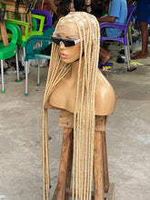 Load image into Gallery viewer, Knotless Braid Wig - Large Plaits  Bright Blonde - Taylor