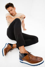 Load image into Gallery viewer, The Kagan Tan Wingtip Chukka Men Sneaker Boot