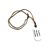Load image into Gallery viewer, Recycled Aluminum Tag Necklace