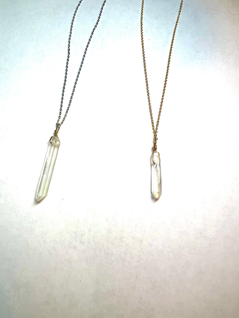 Small Quartz Point necklace
