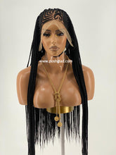 Load image into Gallery viewer, Cornrow Braid Wig "13 by 4 Lace Frontal" Wig Val