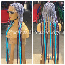 Load image into Gallery viewer, Pop Smoke Wig "Gray Color" Full Lace