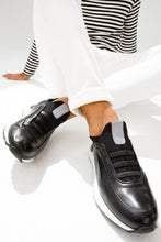 Load image into Gallery viewer, The Sonoma Black Leather Men Sneaker