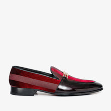 Load image into Gallery viewer, The Pontalto Leather Men Shoe Burgundy Bit Loafer