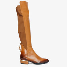 Load image into Gallery viewer, The Fairoks Tan Leather Knee High Women Boot