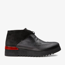 Load image into Gallery viewer, The Kagan Black Wingtip Chukka Men Sneaker Boot