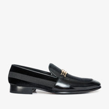 Load image into Gallery viewer, The Pontalto Leather Men Shoe Black Bit Loafer