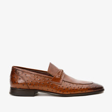 Load image into Gallery viewer, The Johannesburg Brown Leather Dress Loafer Men  Shoe