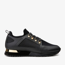 Load image into Gallery viewer, The Emir Black Leather Men Sneaker