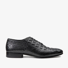 Load image into Gallery viewer, The Randor Black Crocodile Leather Oxford Men Shoe