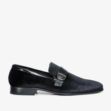 Load image into Gallery viewer, The Casaletti Black Bit Loafer Men Shoe