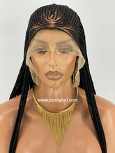 Load image into Gallery viewer, Cornrow Braid Wig (Ready to ship) - Kora