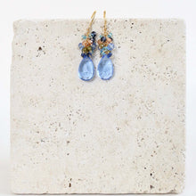 Load image into Gallery viewer, Sky Blue Quartz Bala Earrings