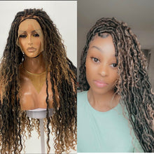 Load image into Gallery viewer, Destressed Locs Wig "Swiss Full Lace" (Ready to ship)