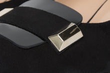 Load image into Gallery viewer, The Olney Black Suede Leather Block Heel Pump Women Shoe