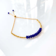 Load image into Gallery viewer, Lapis Lazuli Adjustable Stacking Bracelet