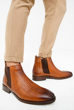 Load image into Gallery viewer, The Oslo Tan Leather Chelsea Men Boot