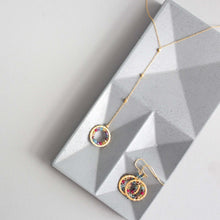 Load image into Gallery viewer, Rainbow Halo Mini Earrings