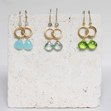 Load image into Gallery viewer, The Airie Earring - White Chalcedony Silver
