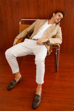 Load image into Gallery viewer, The Vatra Tan Woven Double Monk Strap Men Shoe