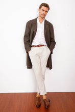 Load image into Gallery viewer, The Roma Tan Leather Wingtip Oxford Men Shoe