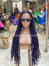 Load image into Gallery viewer, Destress Locs - Full Lace Purple Color - Makeba