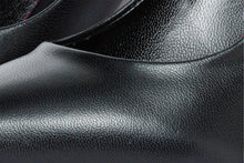 Load image into Gallery viewer, The Ege Black Leather Pump Fuchsia Sole Women Shoe
