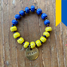 Load image into Gallery viewer, Peace Bracelet for Ukraine