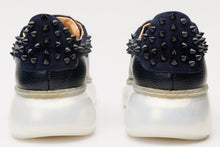 Load image into Gallery viewer, The Venezia Dark Blue Leather Women Sneaker
