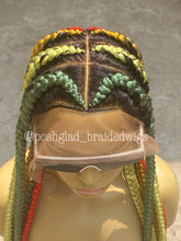 Load image into Gallery viewer, Pop Smoke Wig "Swiss Full Lace" Mixed Colors