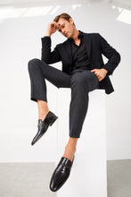 Load image into Gallery viewer, The Johannesburg Black Leather Dress Loafer Men  Shoe