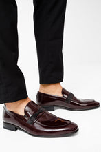 Load image into Gallery viewer, The Dodoma Burgundy Patent Leather Loafer Men Shoe