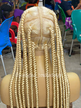 Load image into Gallery viewer, Knotless Braid Wig - Large Plaits  Bright Blonde - Taylor