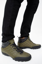 Load image into Gallery viewer, The Riga Green Suede Leather Casual Lace-Up Men Boots Final Sale!