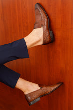 Load image into Gallery viewer, The Johannesburg Brown Leather Dress Loafer Men  Shoe
