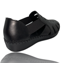 Load image into Gallery viewer, The Maerdy Black Leather Sandal Final Sale!