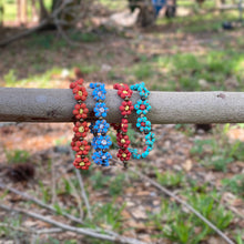 Load image into Gallery viewer, Ceramic Daisy Chain Bracelet
