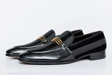Load image into Gallery viewer, The Pontalto Leather Men Shoe Black Bit Loafer