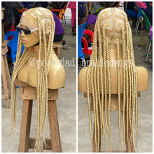 Load image into Gallery viewer, Knotless Braid Wig - Large Plaits  Bright Blonde - Taylor