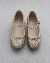 Load image into Gallery viewer, Rock Glitter Mary Jane with Glitter Heels for Girls
