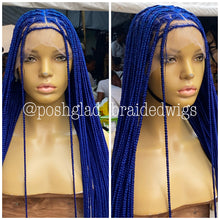 Load image into Gallery viewer, Shade knotless (PREMIUM BLUE) cost extra $50 for calf length