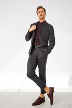 Load image into Gallery viewer, The Turan Burgundy Woven Double Monk Strap Dress Men  Shoe