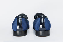 Load image into Gallery viewer, The Casaletti Navy Blue Bit Loafer Men Shoe