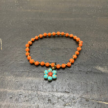 Load image into Gallery viewer, Ceramic Daisy Bracelet