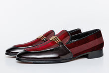 Load image into Gallery viewer, The Pontalto Leather Men Shoe Burgundy Bit Loafer