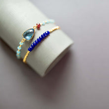 Load image into Gallery viewer, Bracelet Set: London Blue Quartz and Lapis Lazuli